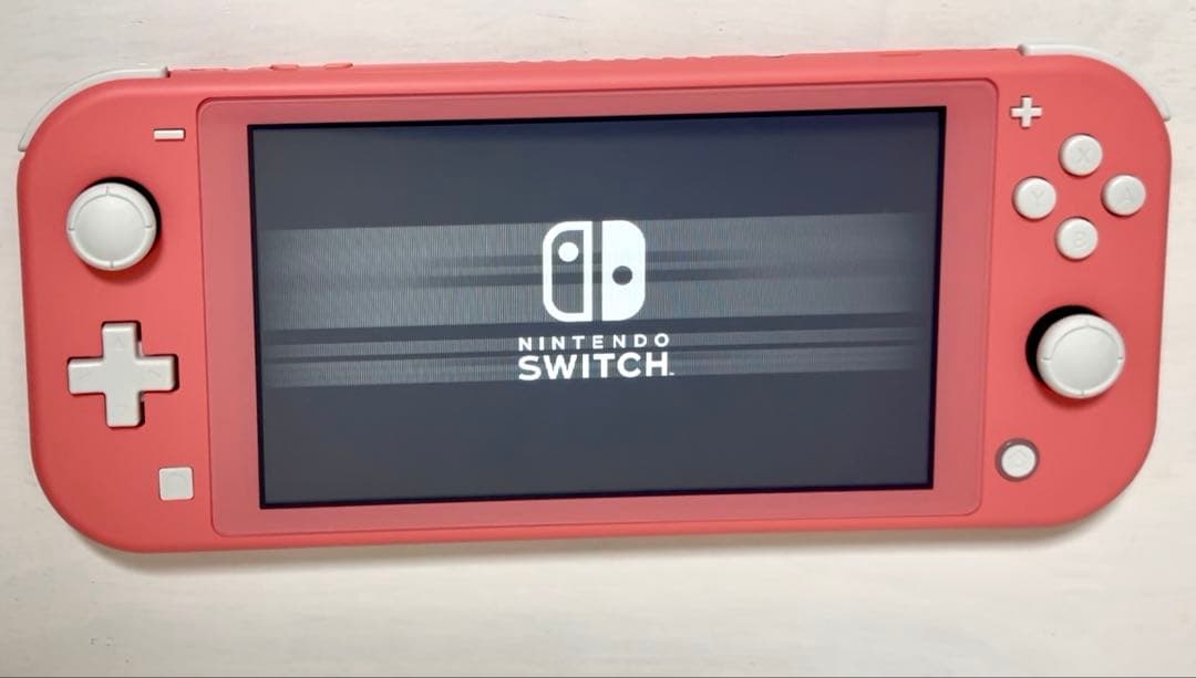 【ジャンク】Nintendo Switch Lite コーラルピンク　充電器付き