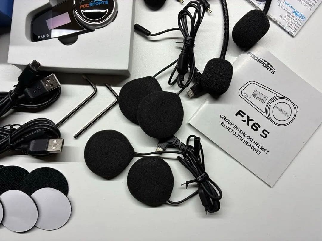 FODSPORTS ★fx6s★バイクインカム★2台セットなのでスグ使えます！