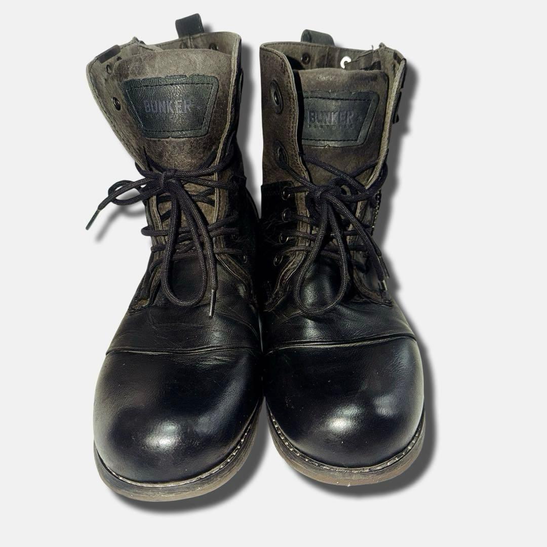 靴 00s archive sidezip work boots grunge
