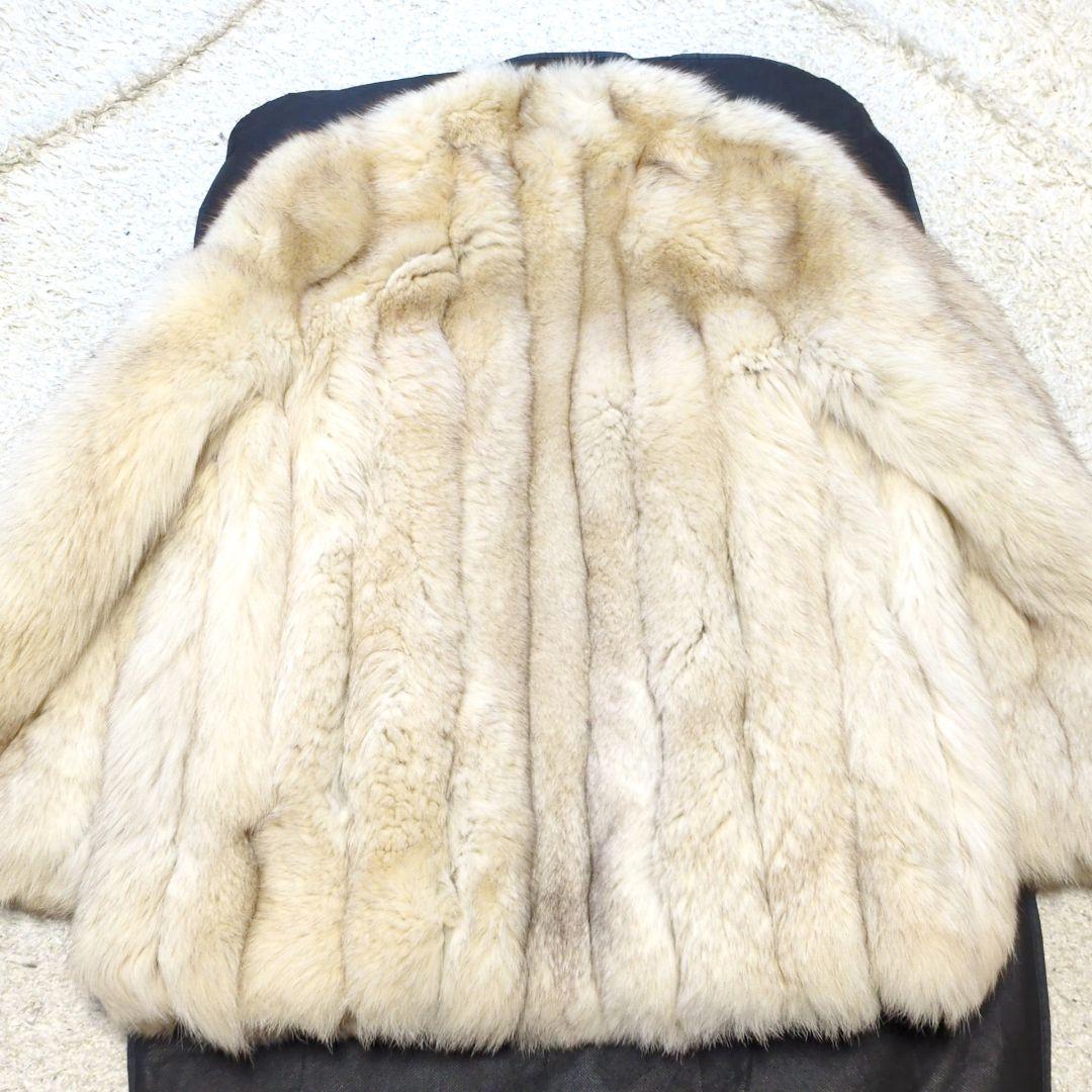 2-70【高級毛皮】フォックスファーコート　ボリューミー