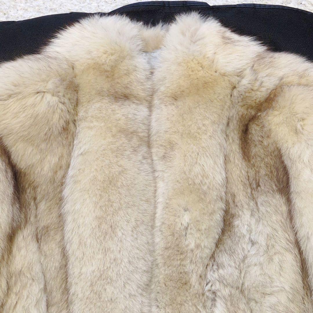 2-70【高級毛皮】フォックスファーコート　ボリューミー