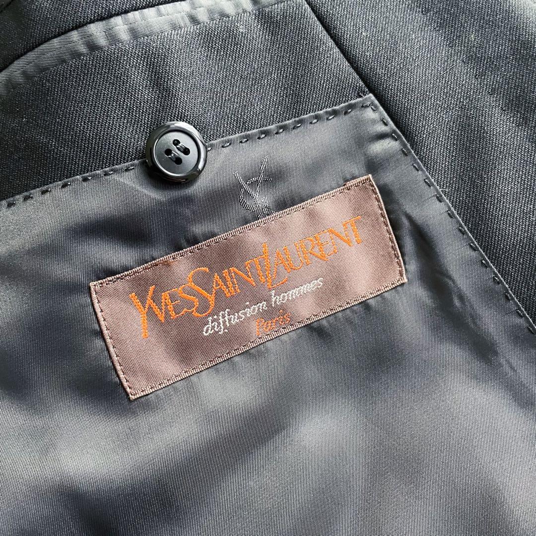 【Yves Saint Laurent】 6B ダブル テーラード ジャケット