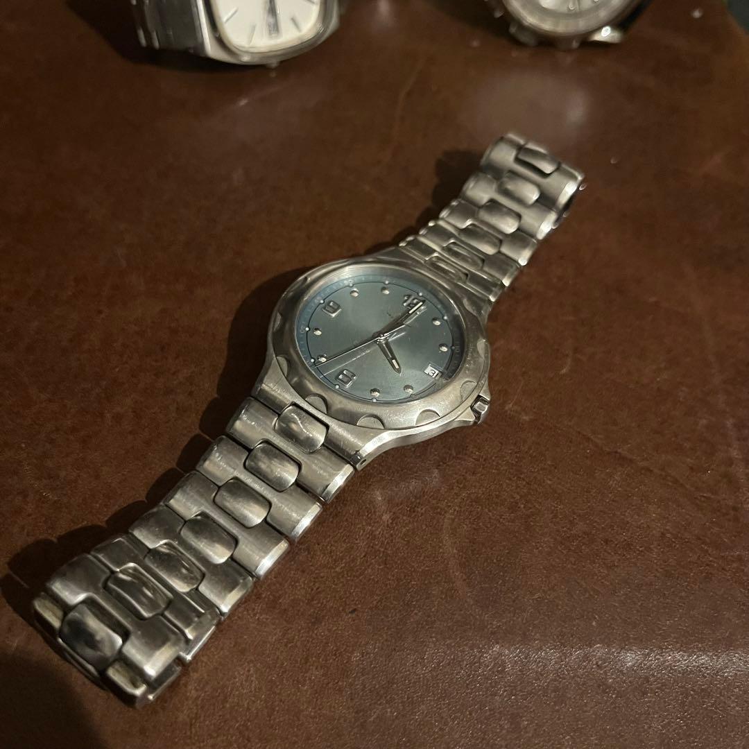 ロンジン　コンクエスト　ブルー　ジャンク