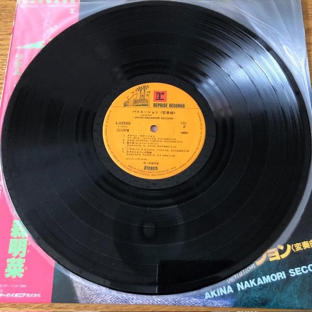 中森明菜 バリエーション LP 帯付 少女A収録 1982年 d778y81