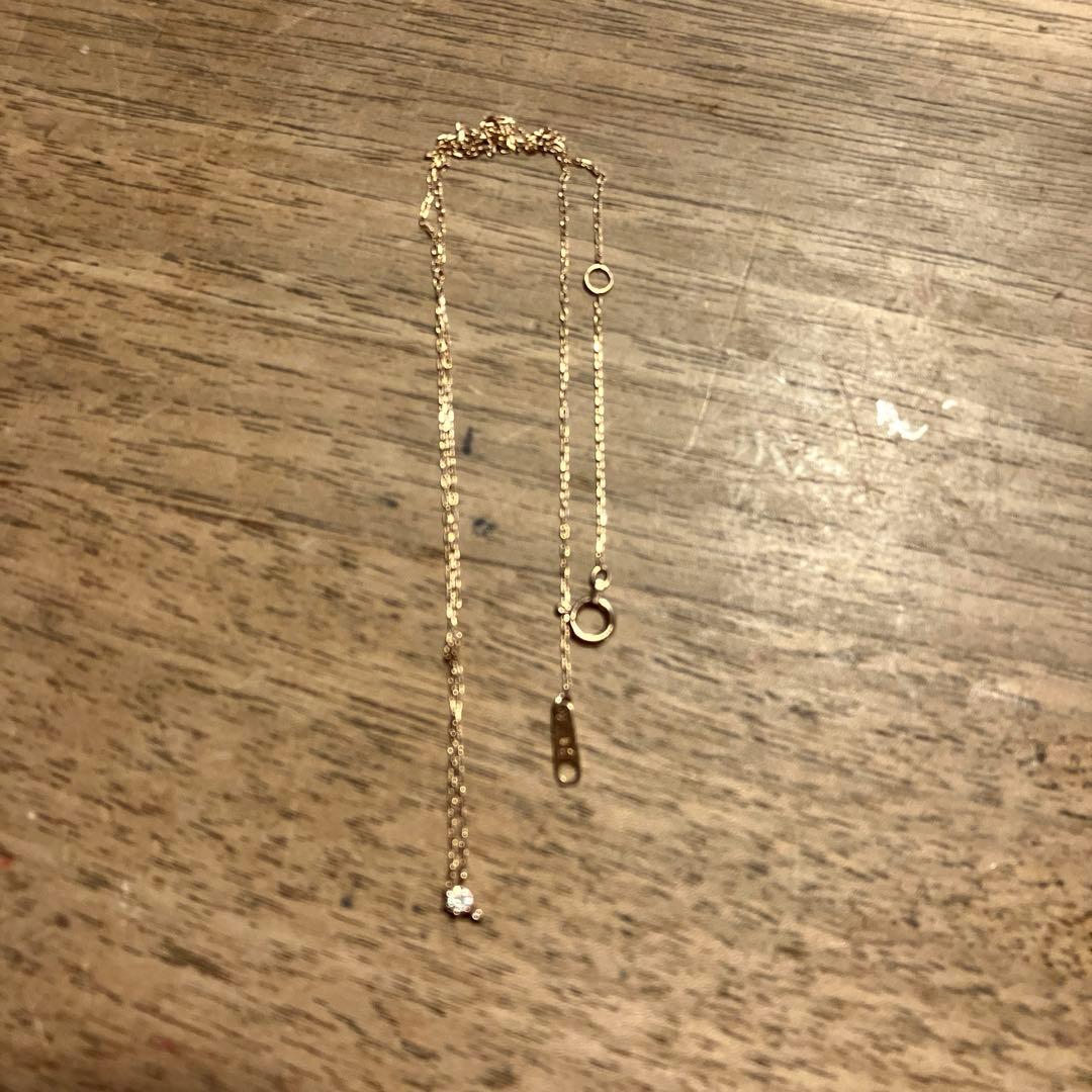 L&Co.ダイヤモンドプチネックレス　K10