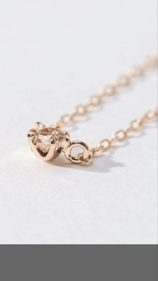 L&Co.ダイヤモンドプチネックレス　K10