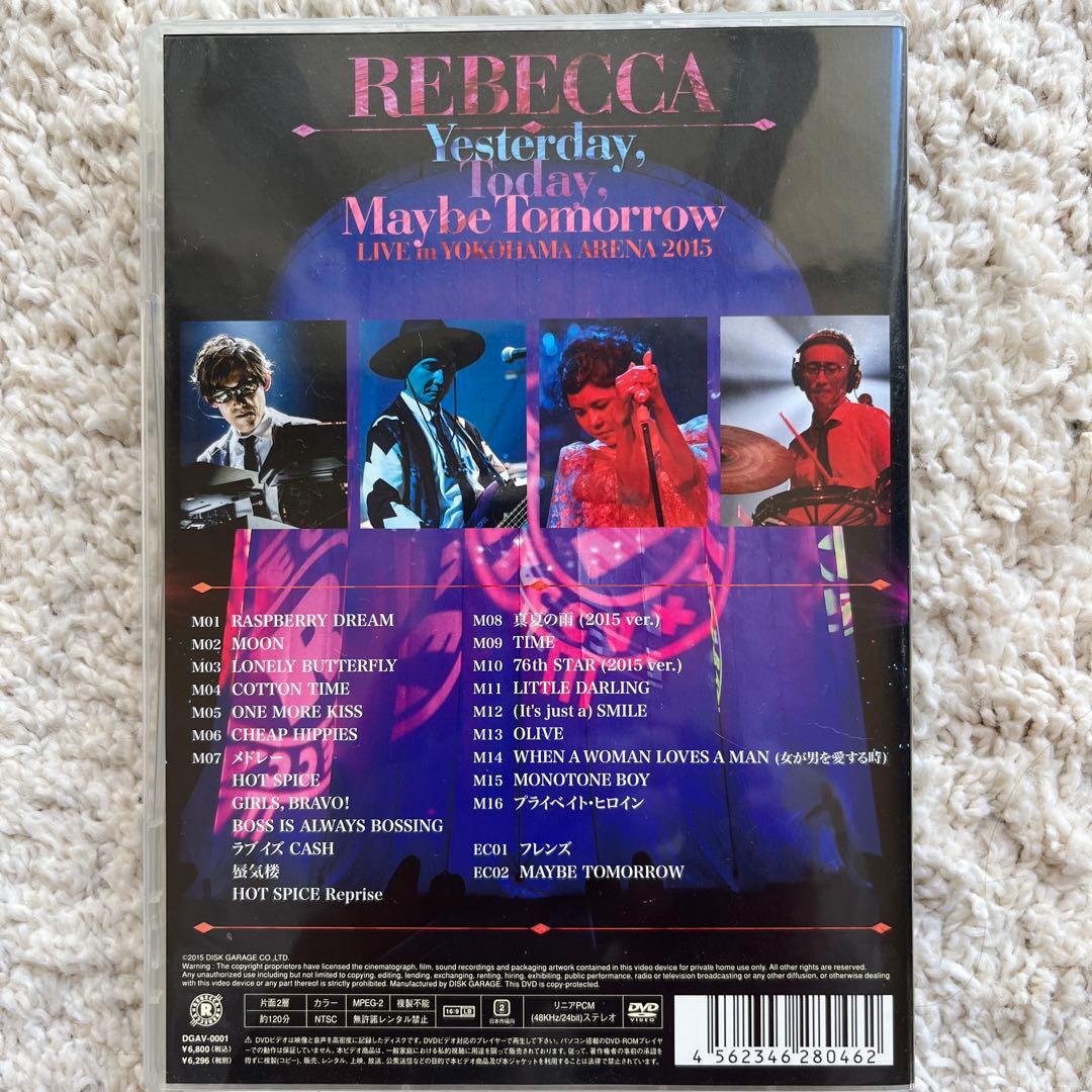 REBECCA 2015年横浜アリーナLIVEDVD 映像作品 2枚組 レア物