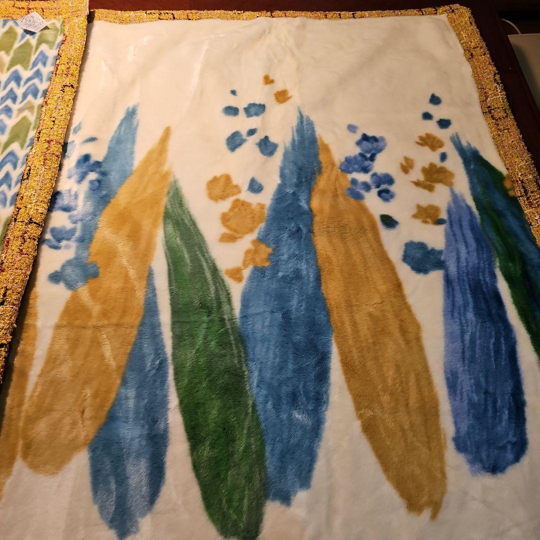 西川リビングニューマイヤー 毛布、 Borelyニットヘヘ縁縁 140x200