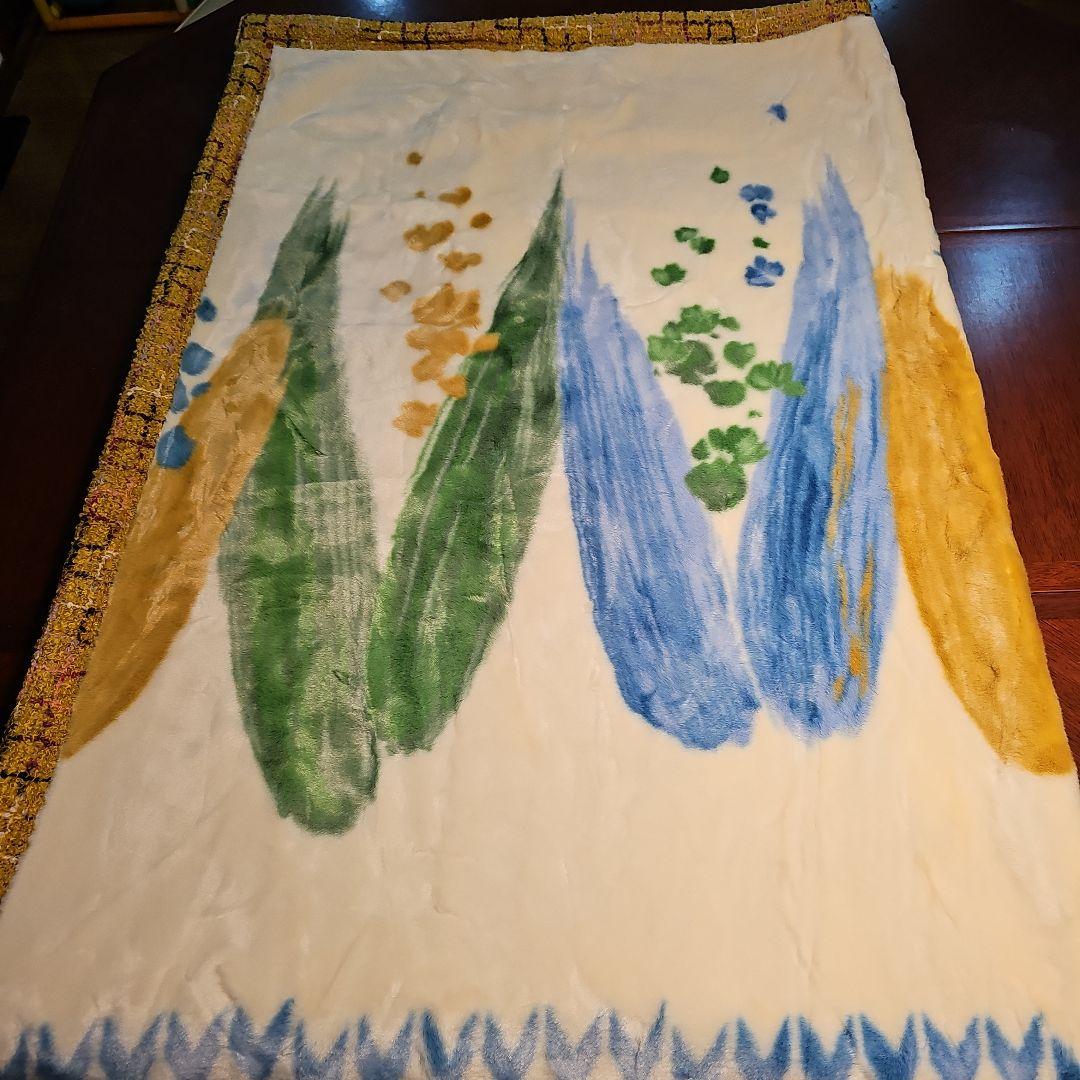 西川リビングニューマイヤー 毛布、 Borelyニットヘヘ縁縁 140x200