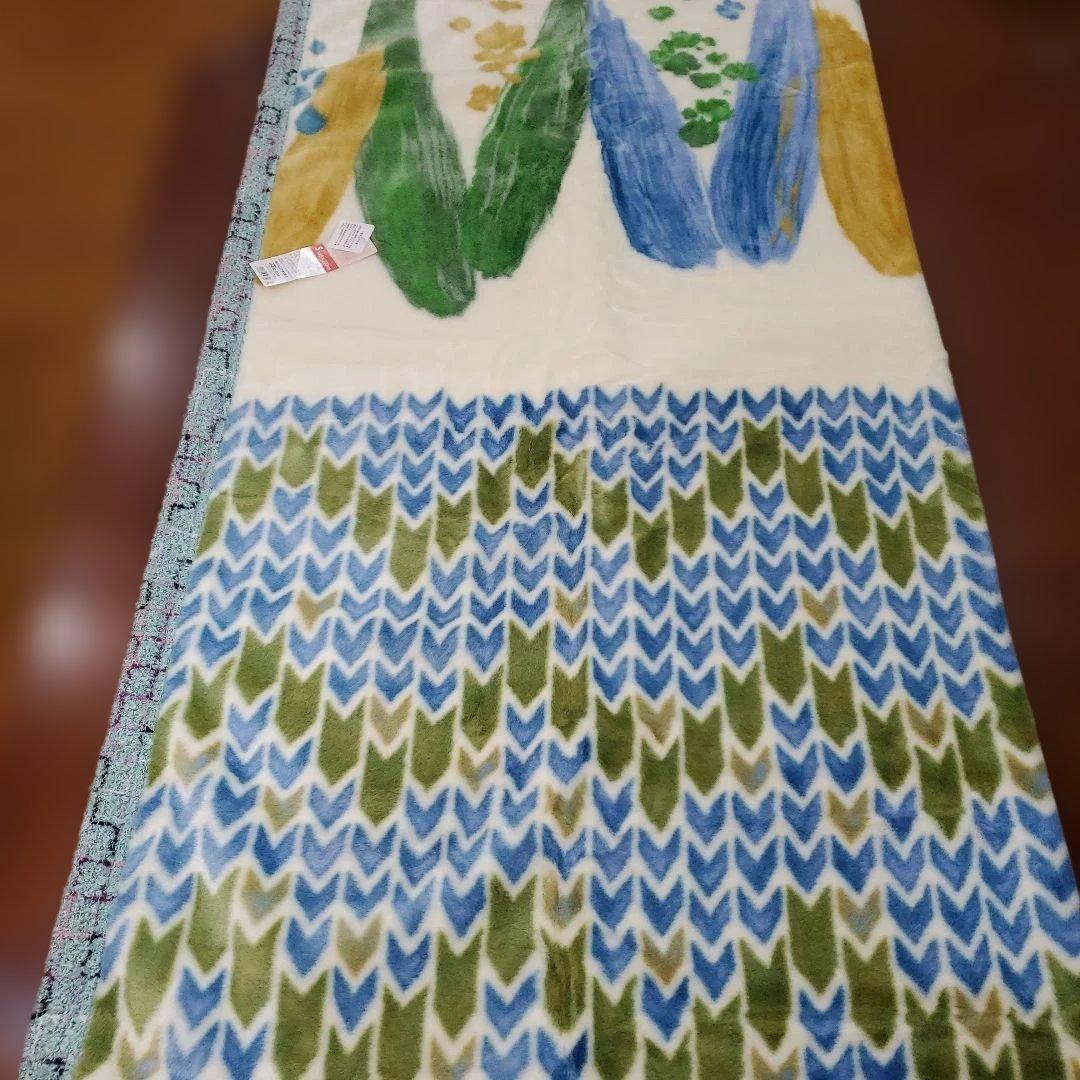 西川リビングニューマイヤー 毛布、 Borelyニットヘヘ縁縁 140x200