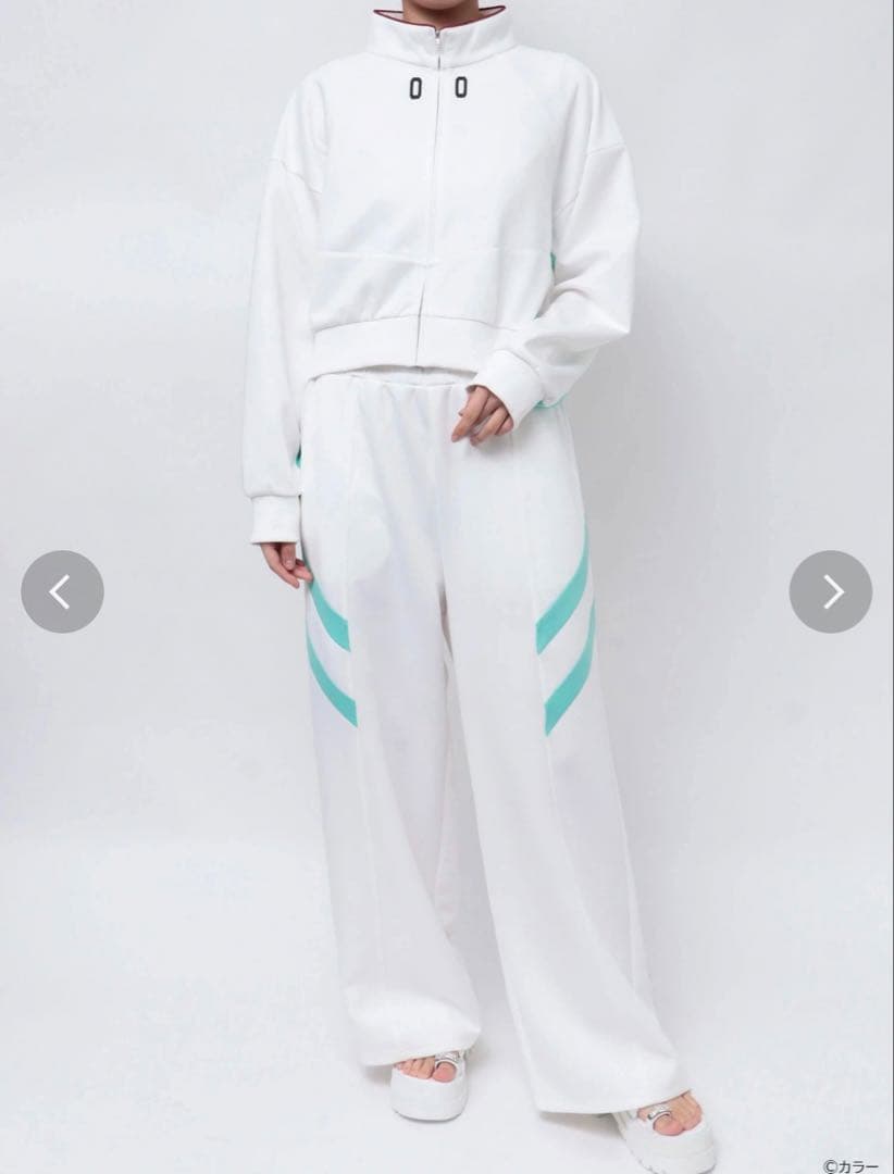 CALNAMUR 上下スウェット&パンツ エヴァ PLUGSUIT 白 綾波レイ