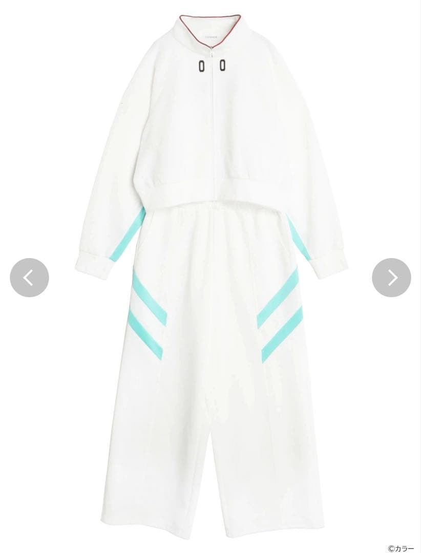 CALNAMUR 上下スウェット&パンツ エヴァ PLUGSUIT 白 綾波レイ