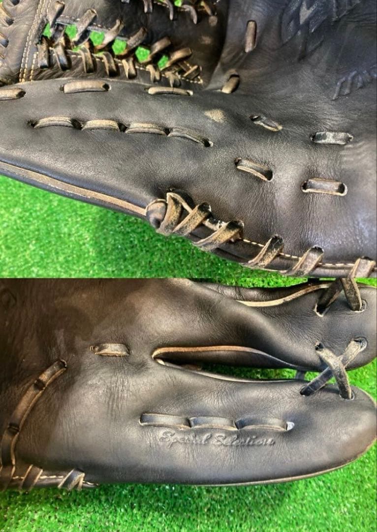 【修理済・即戦力】ミズノ グローバルエリート 一般軟式用 内野手用 グラブ