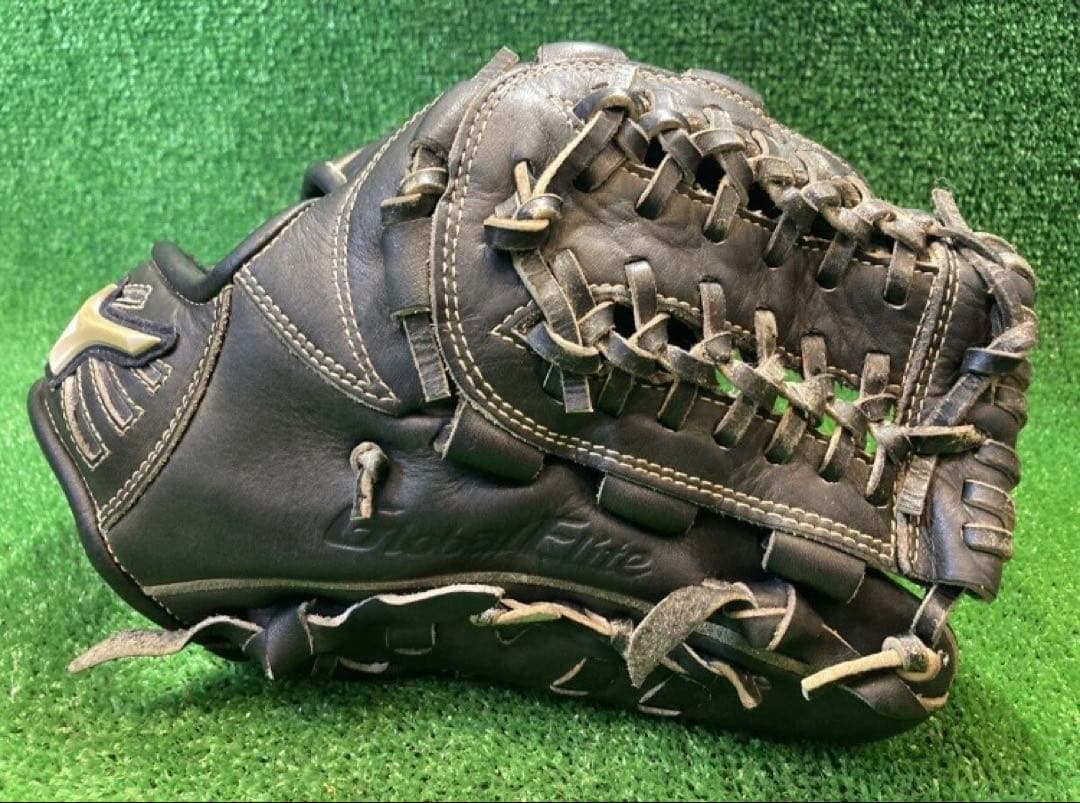 【修理済・即戦力】ミズノ グローバルエリート 一般軟式用 内野手用 グラブ