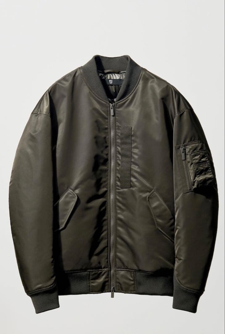 ハイブリッドダウンオーバーサイズ MA-1 グレー　復刻版