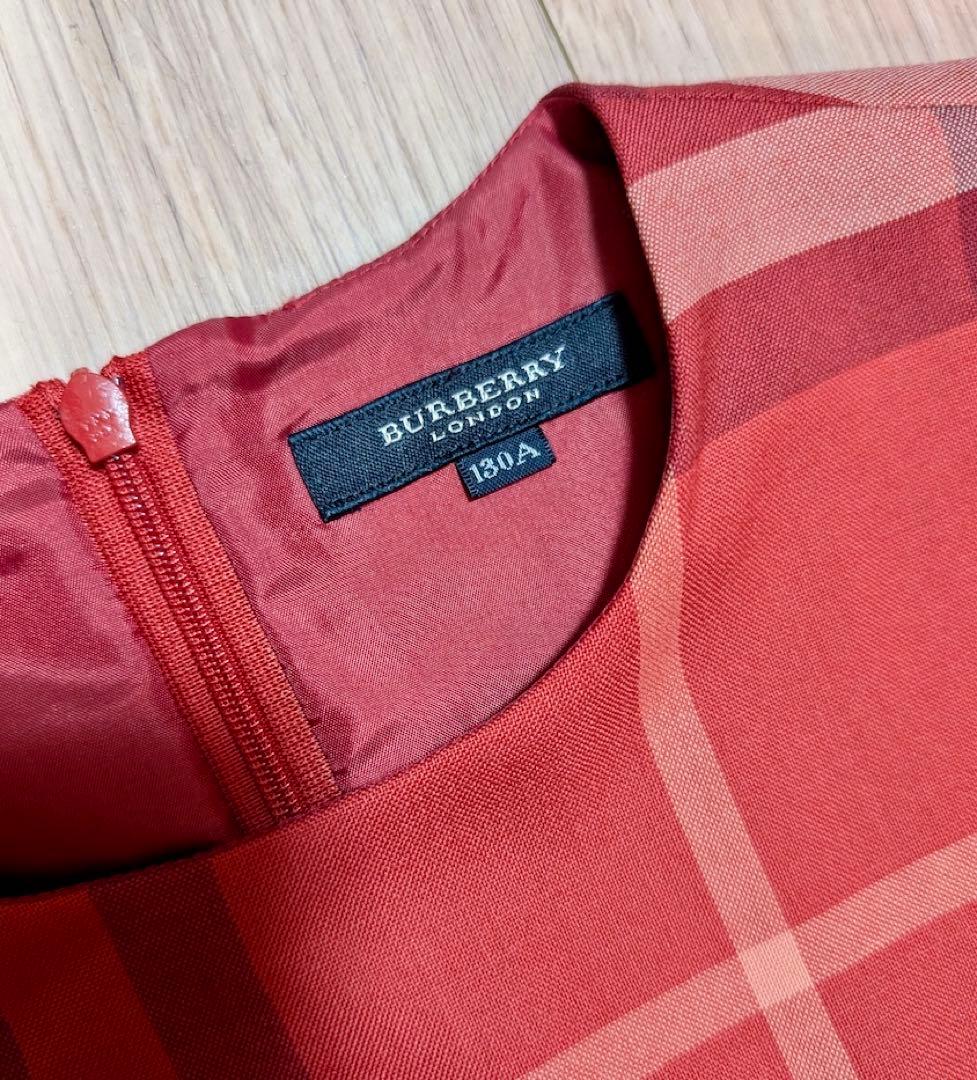 美品　バーバリーワンピース　130 半袖　BURBERRY