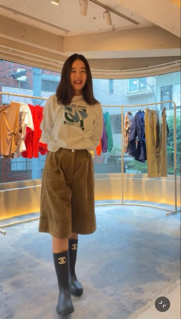 パンツ SHISHIKUI CORDUROY S/ BEIGE S