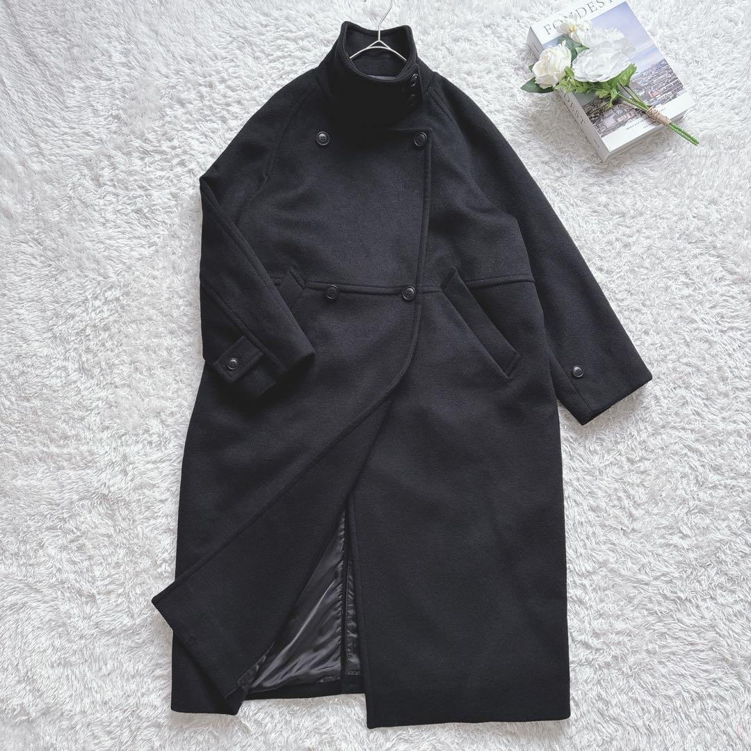 極美品♡完売品B.C STOCK WビーバーコクーンW前スタンドコート 24AW