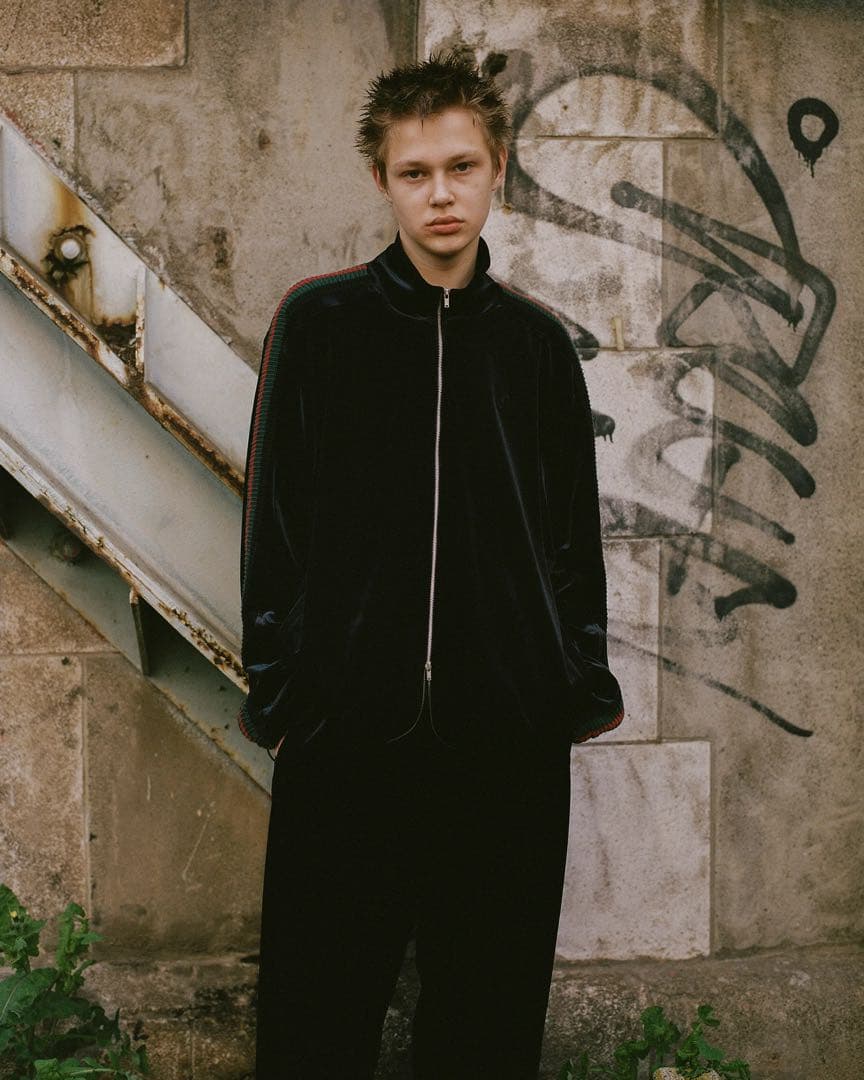 パンツ The DUFFER N NEPHEWS TRACK PANTS VELOURS