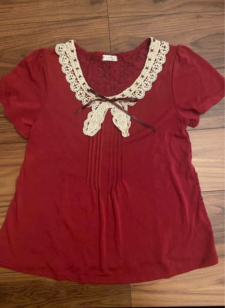 axes femme ビッグリボンキャミソール・カットソー・襟付きプルオーバー等