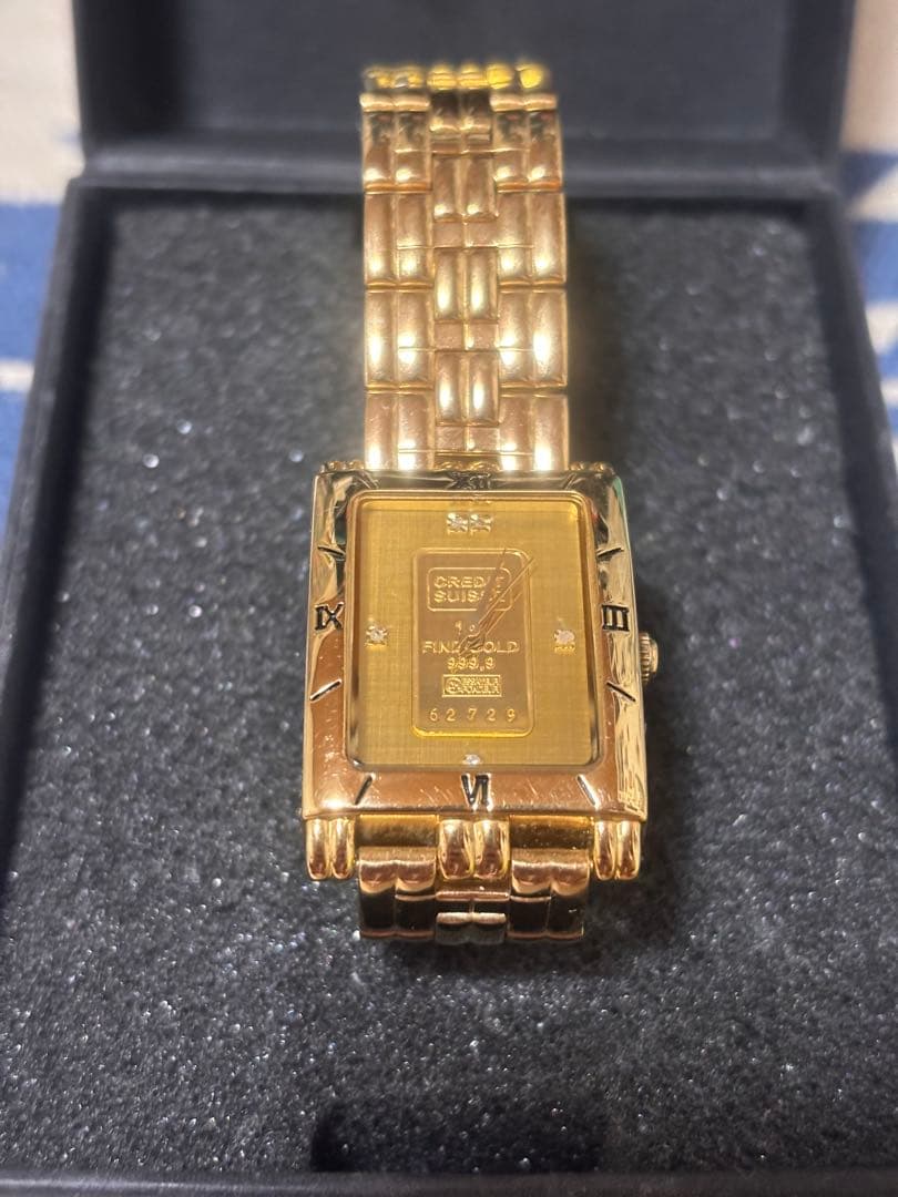 革職人さん専用 ELGIN ゴールド インゴット腕時計　 FKー1153F