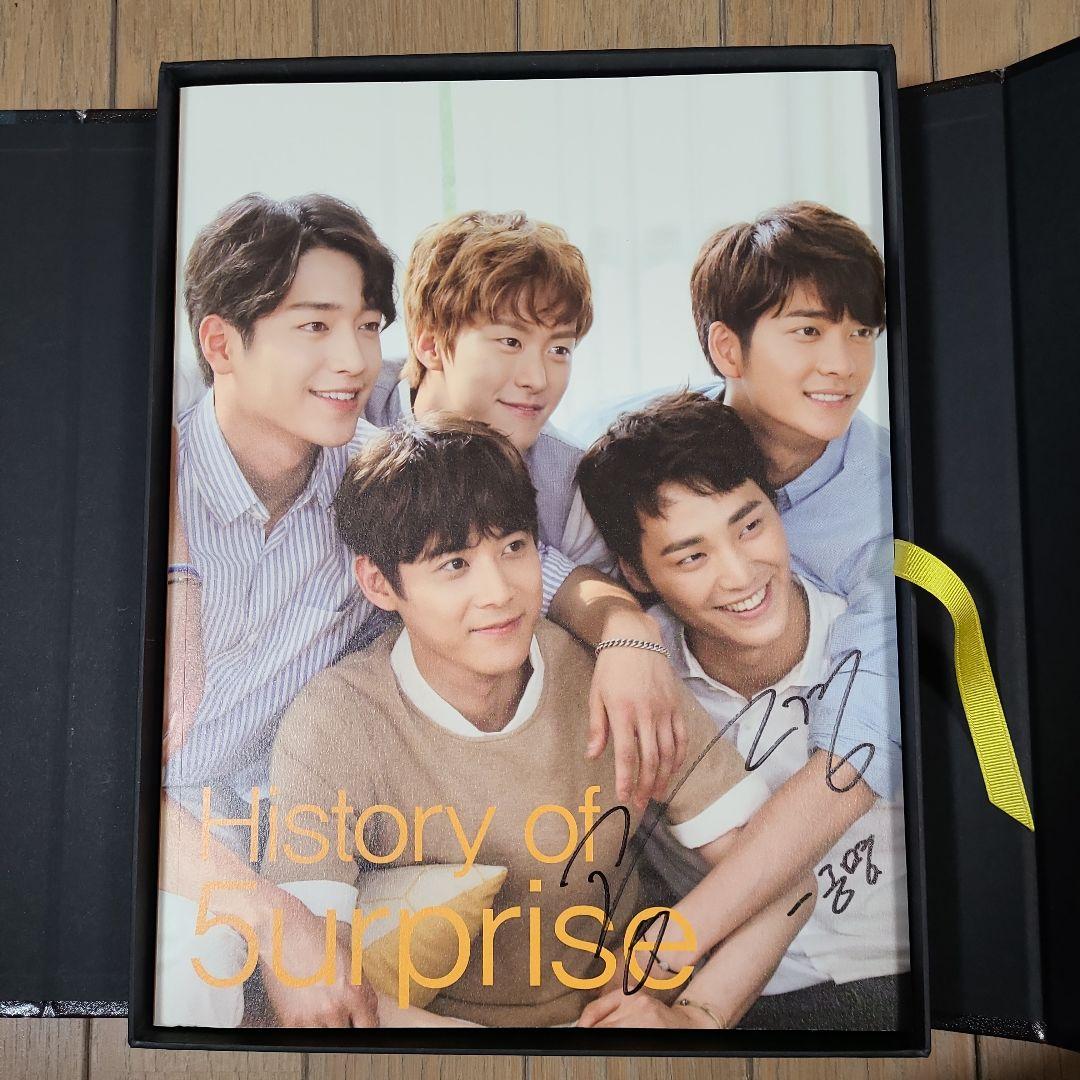 History of 5urprise 写真集　コンミョン　サイン入り