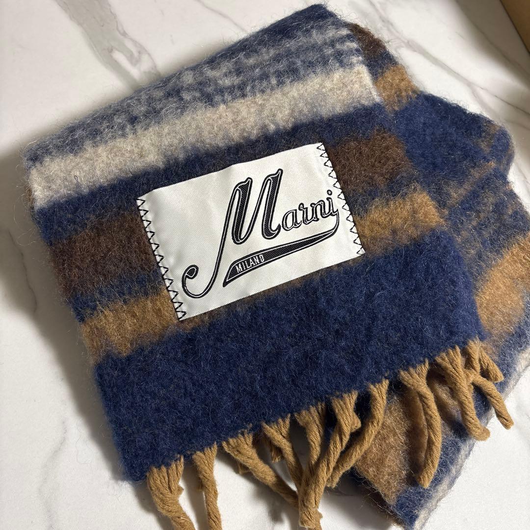 Marni フリンジ　マフラー　ユニセックス