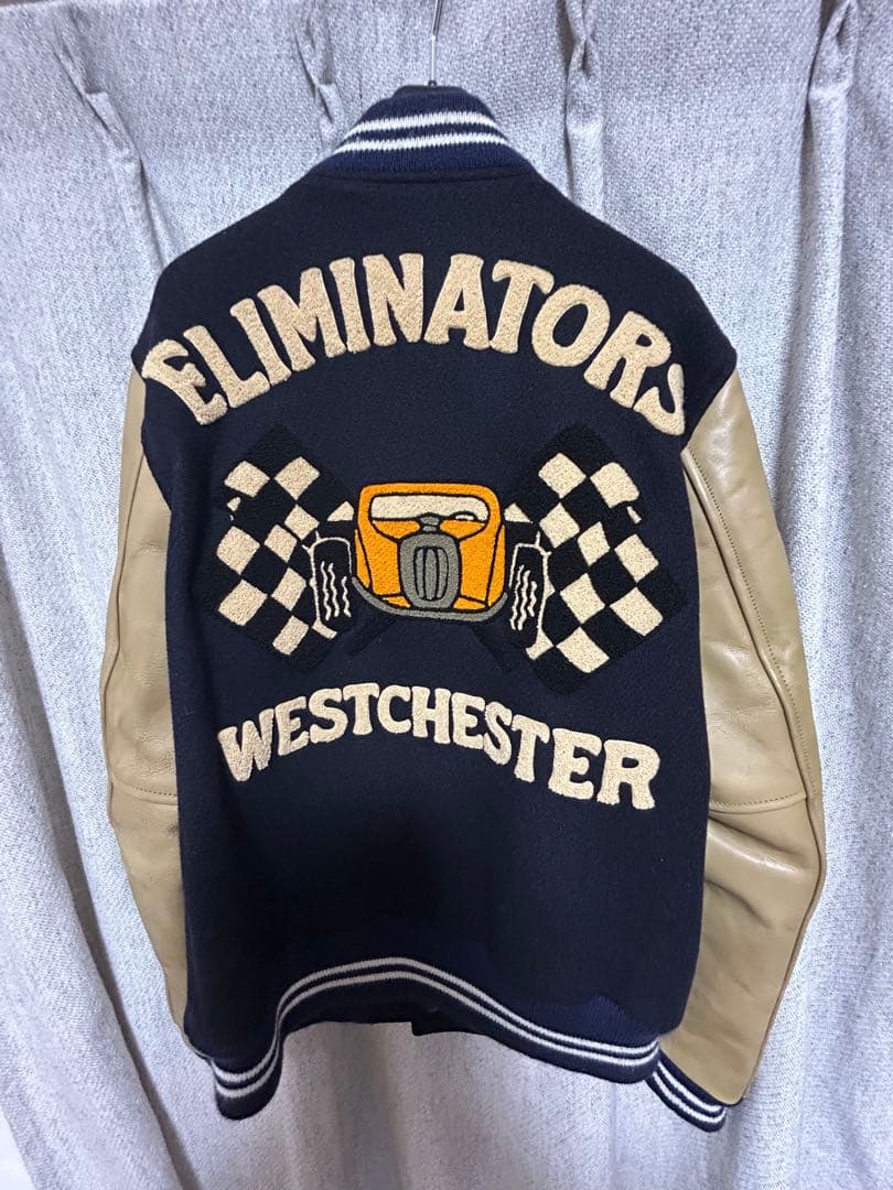 Jelado スタジャン M ネイビー・ベージュ