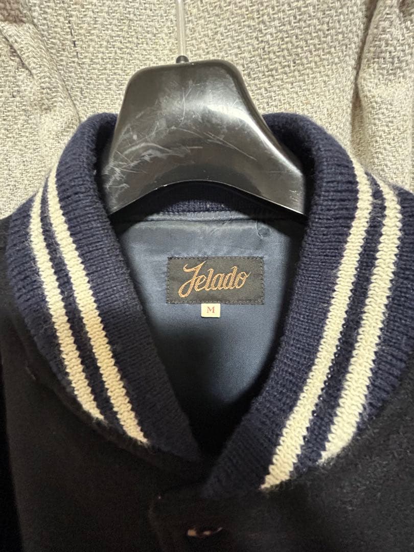 Jelado スタジャン M ネイビー・ベージュ