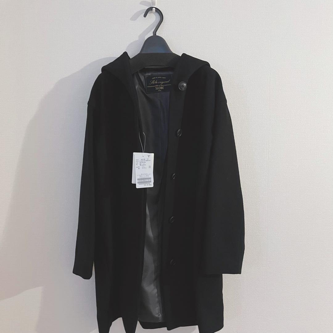 SLOBE IENA ソフトメルトンショートフードコート 未着用 スローブイエナ