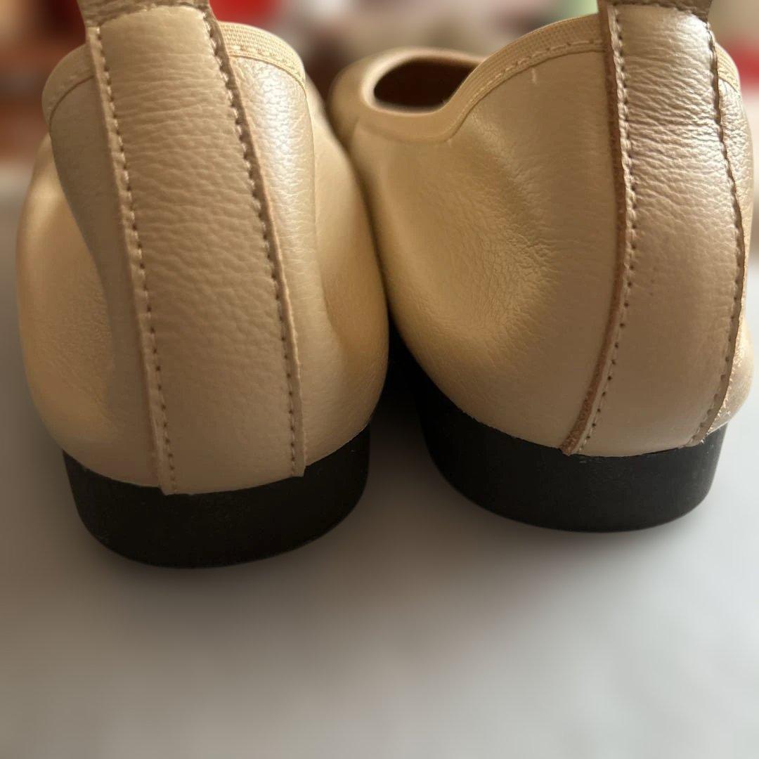 STACCATO リボン付きフラットシューズ 235サイズ