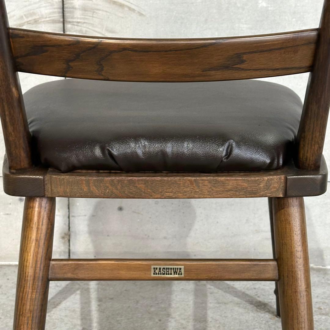 ✦70s〜80s✦柏木工 KASHIWA ヴィンテージ ウッドチェア レトロ家具