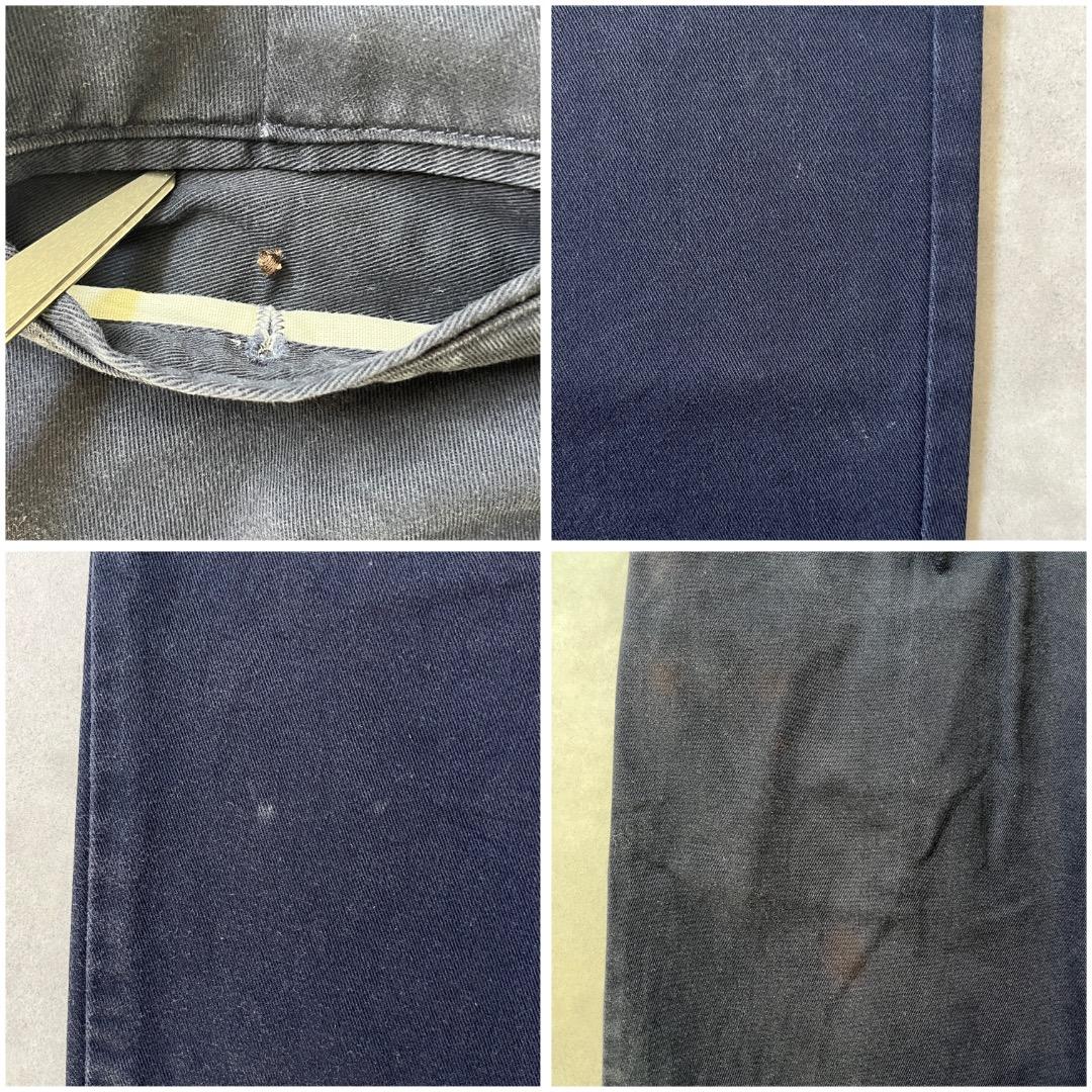 ラルフローレン W33 ポロチノ チノパン 90s USA 古着 紺 19017