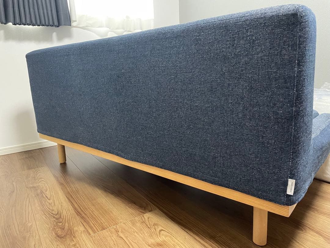 フランネルソファ HARBAN 本体2.5人掛け ハーバン　布カバー　スツール付