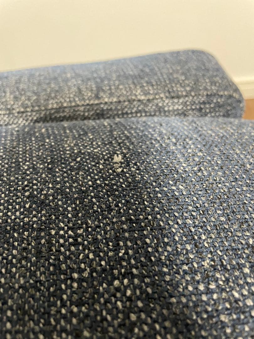 フランネルソファ HARBAN 本体2.5人掛け ハーバン　布カバー　スツール付