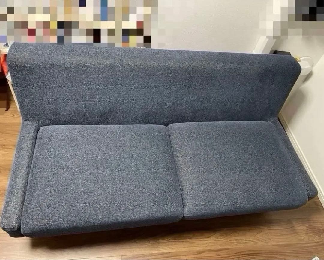 フランネルソファ HARBAN 本体2.5人掛け ハーバン　布カバー　スツール付