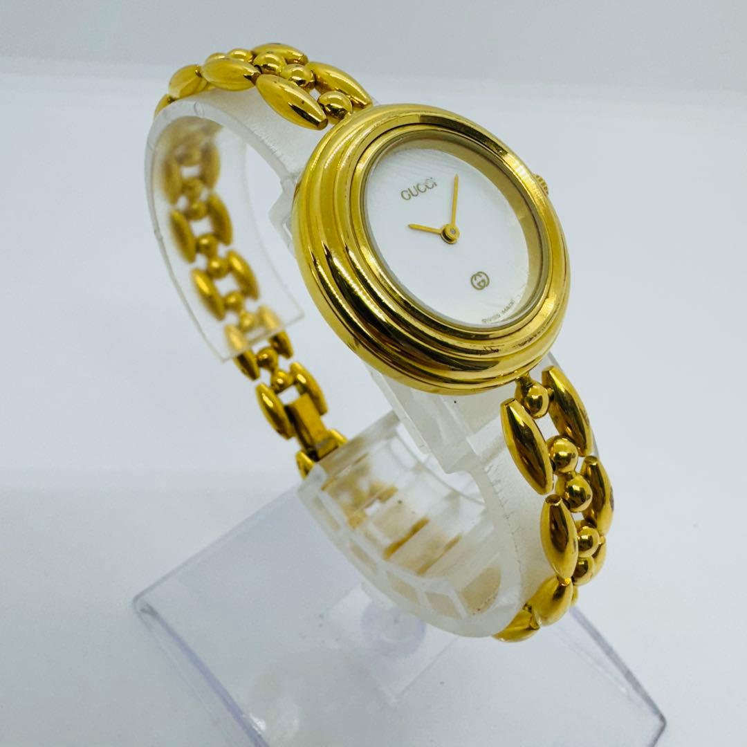 ✨GUCCI✨グッチ✨チェンジベゼル✨11/12✨ゴールド✨腕時計✨