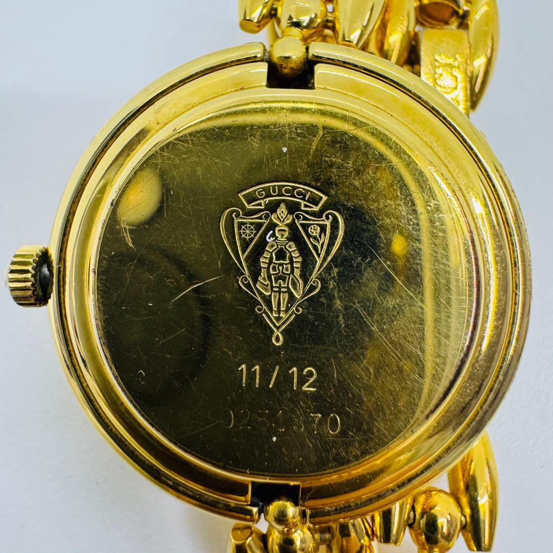 ✨GUCCI✨グッチ✨チェンジベゼル✨11/12✨ゴールド✨腕時計✨