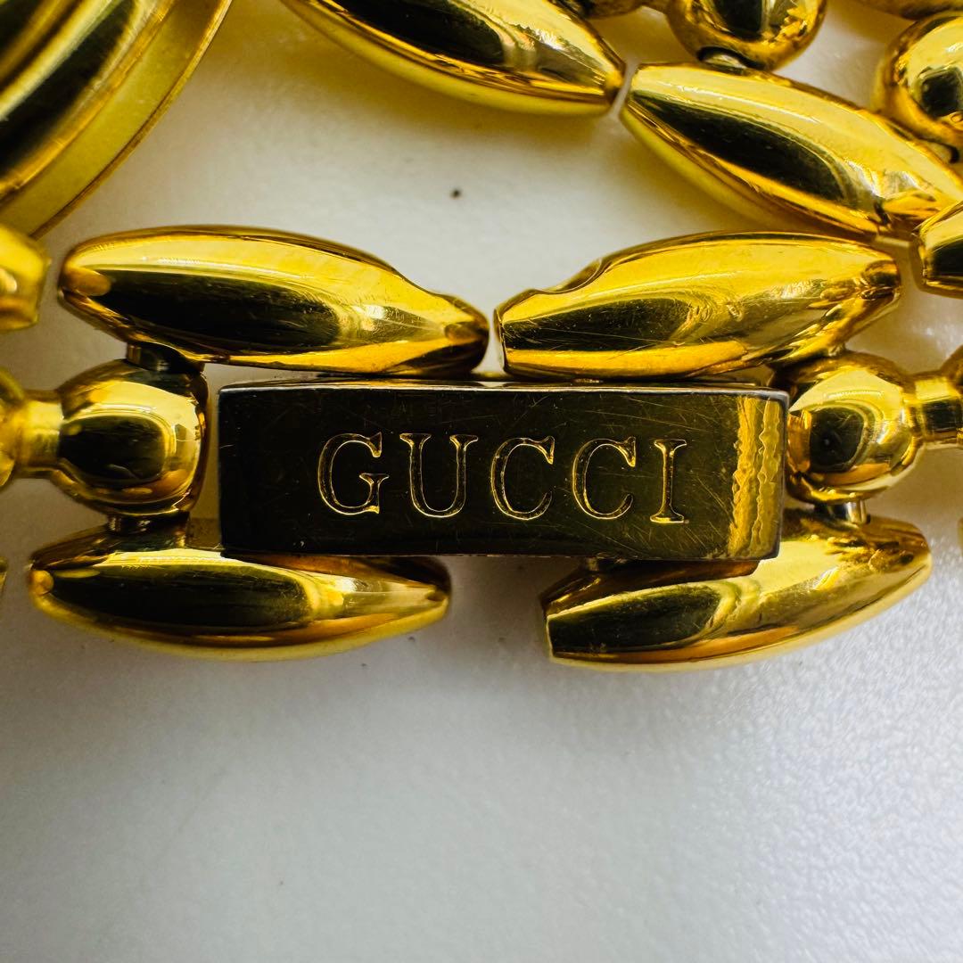 ✨GUCCI✨グッチ✨チェンジベゼル✨11/12✨ゴールド✨腕時計✨
