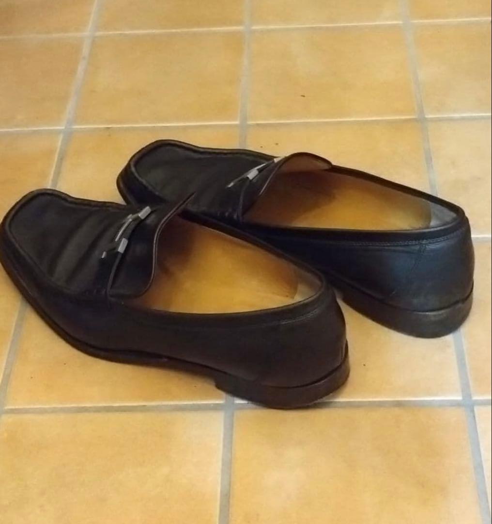 【最高級】HERMES エルメス パリ モカシン　Hロゴブラウン