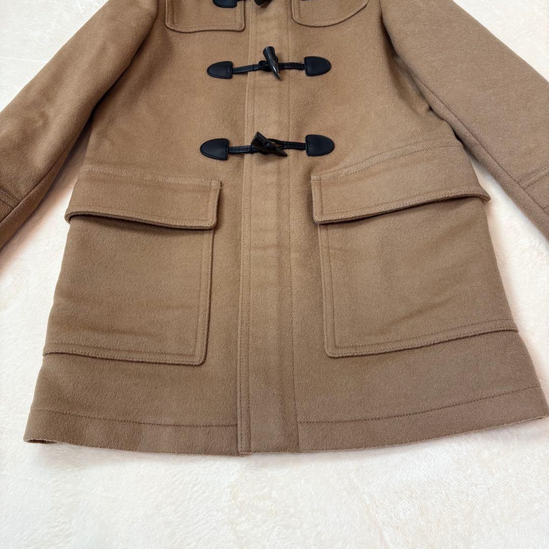 美品　バーバリーチルドレン　ダッフルコート　キャメル　12Y　クリーニング済み