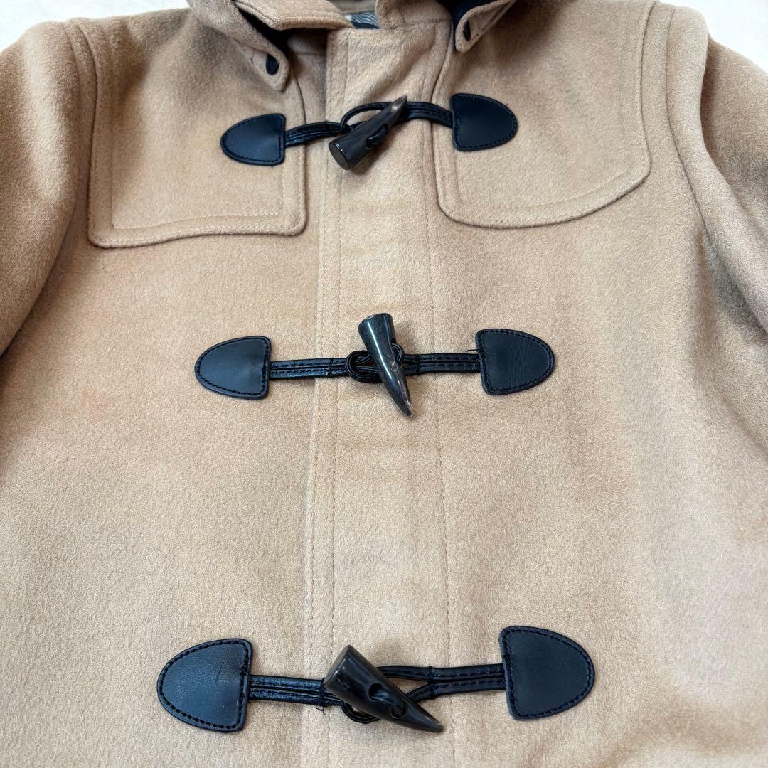 美品　バーバリーチルドレン　ダッフルコート　キャメル　12Y　クリーニング済み