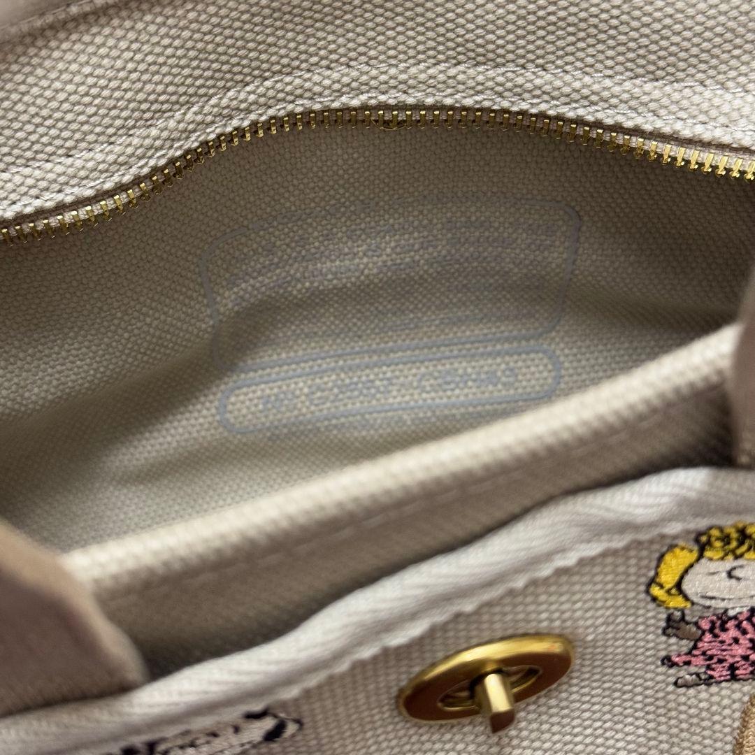 【美品】COACH スヌーピー ピーナッツ カーゴトート26 ショルダーバッグ