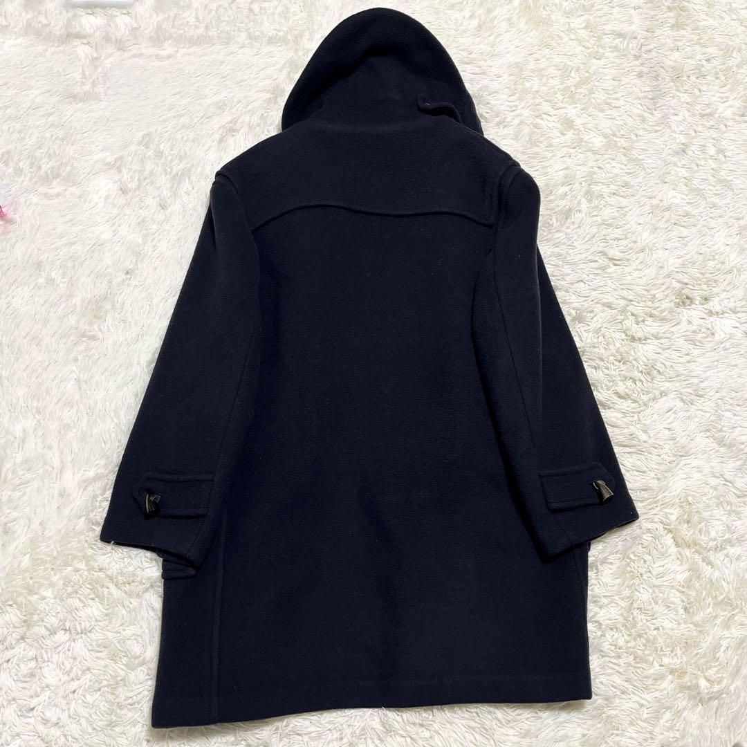 美品✨️ BURBERRY ダッフルコート ノバチェック ウール ネイビー XL