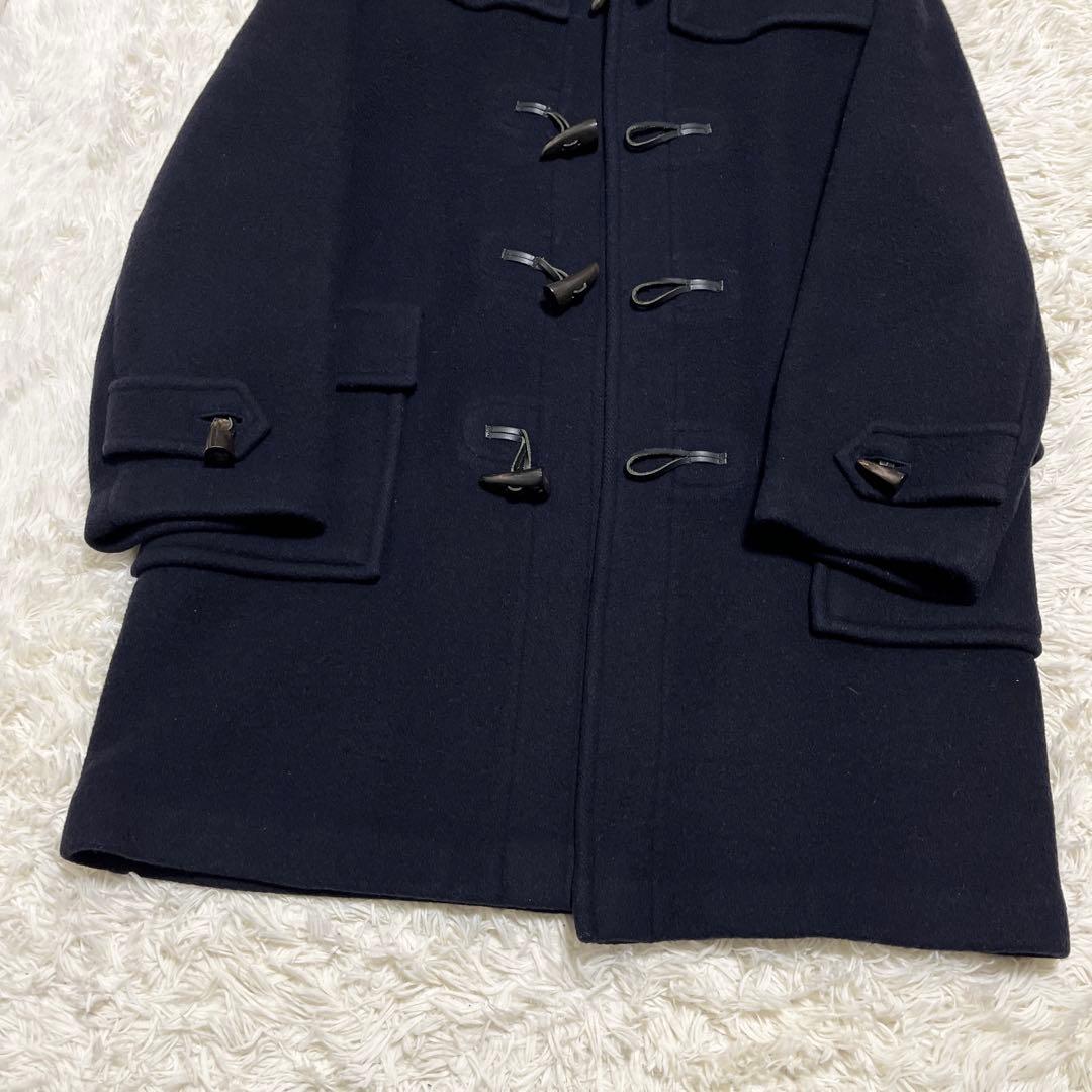 美品✨️ BURBERRY ダッフルコート ノバチェック ウール ネイビー XL