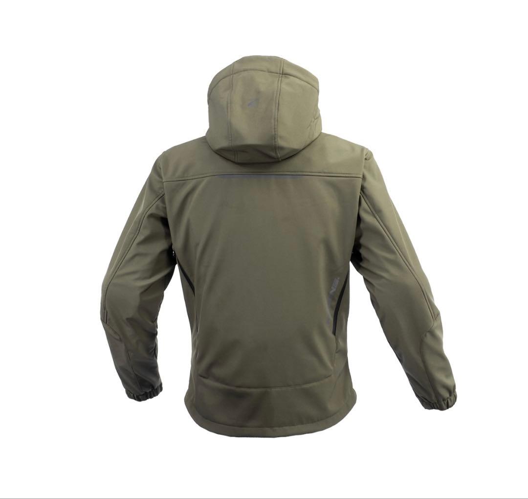 コミネ　JK-5792 プロテクトソフトシェルウィンターパーカ-IFU オリーブ