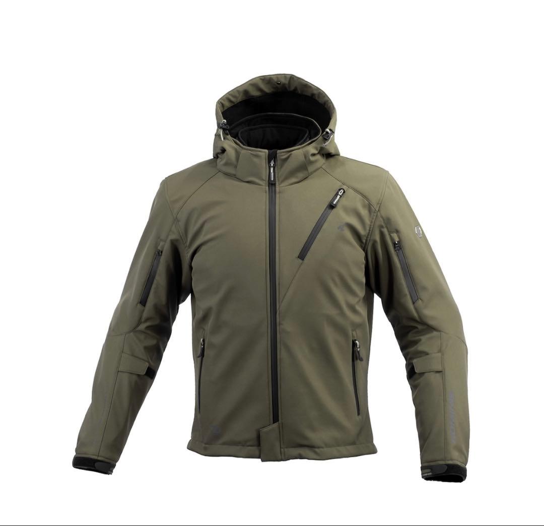 コミネ　JK-5792 プロテクトソフトシェルウィンターパーカ-IFU オリーブ