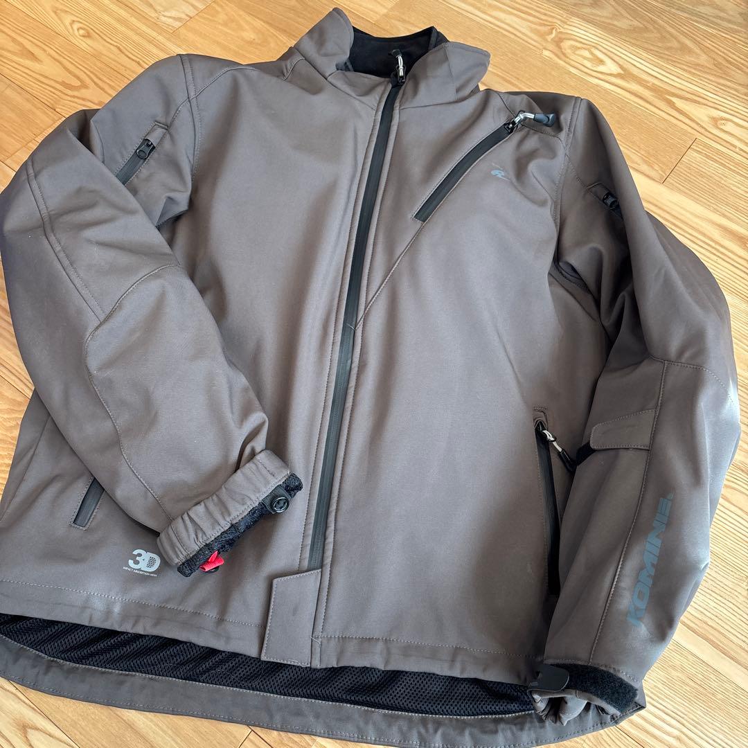 コミネ　JK-5792 プロテクトソフトシェルウィンターパーカ-IFU オリーブ