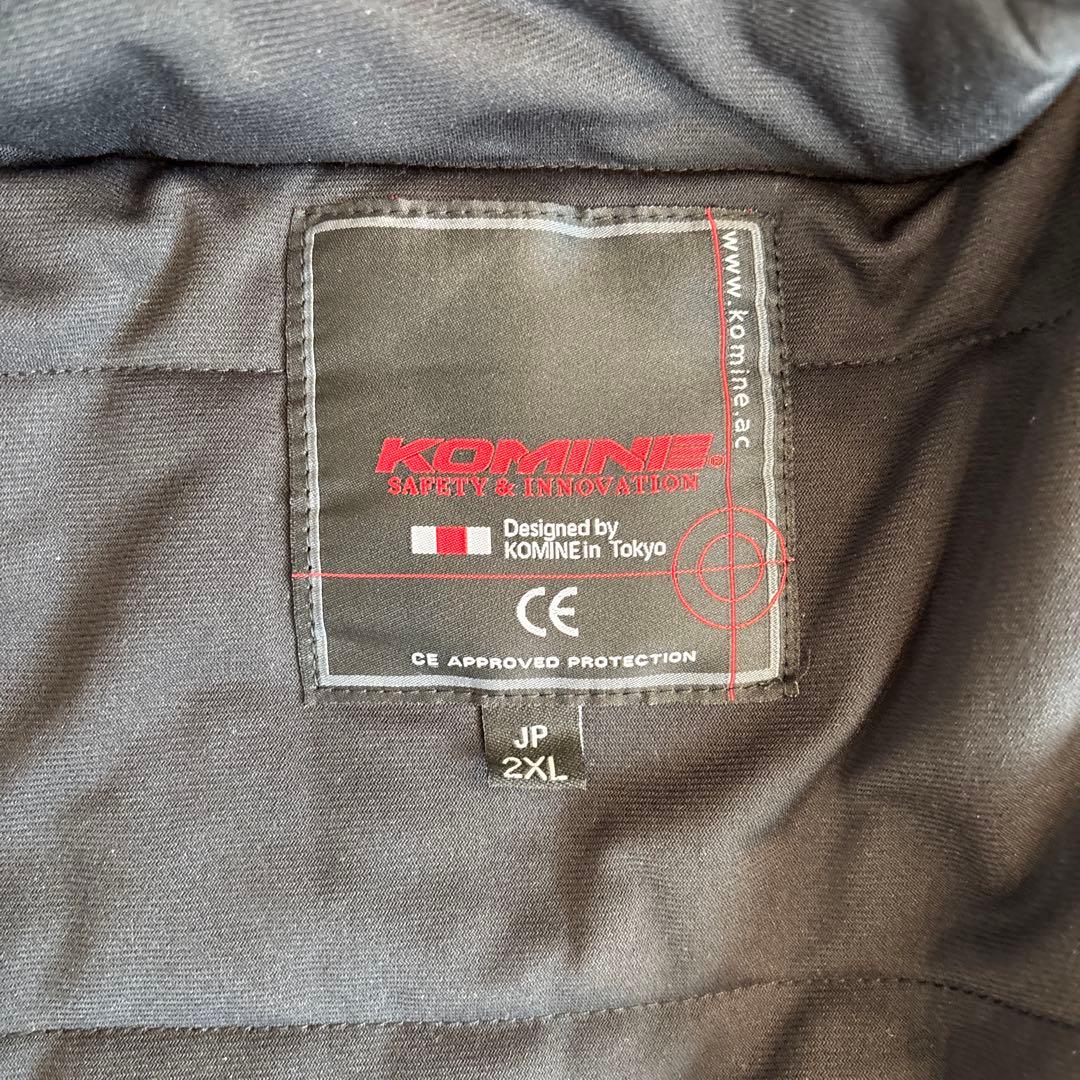 コミネ　JK-5792 プロテクトソフトシェルウィンターパーカ-IFU オリーブ