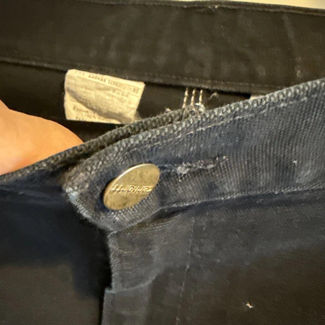 カーハート ダブルニー 125周年 USA製 W36 L32 ブラック 神サイズ